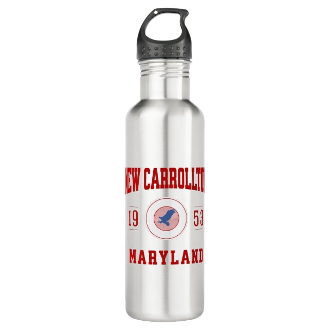Garrafa New Carrollton Maryland - Estilo Universitário (Frente)