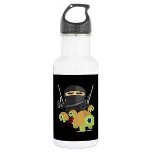 Garrafa Ninja com tartarugas