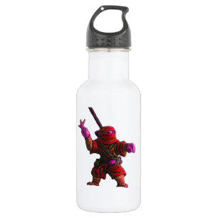 Garrafa Ninja no vermelho