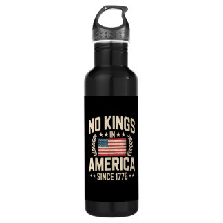 Garrafa No Kings In America Since 1776 Casual Cool Design