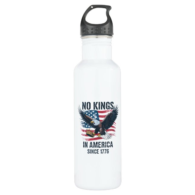 Garrafa No Kings In America Since 1776 Minimal Clean (Frente)