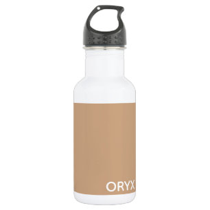 Garrafa Nome da cor bege castanho do Oryx