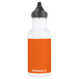 Garrafa Nome da cor laranja da borboleta monarca