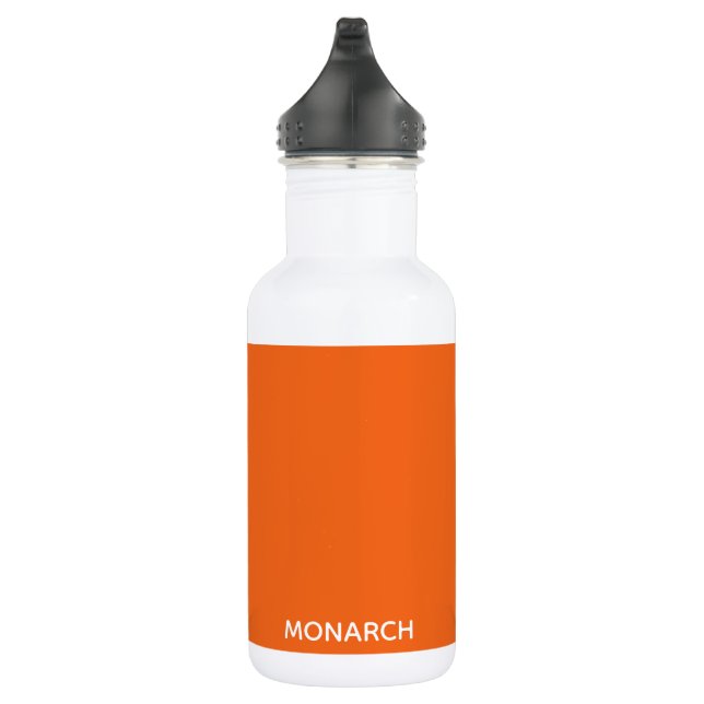 Garrafa Nome da cor laranja da borboleta monarca (Direita)