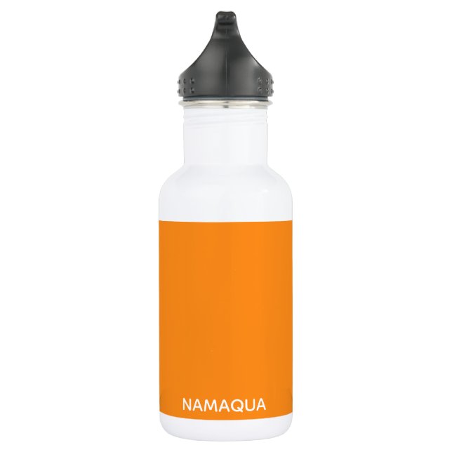 Garrafa Nome da cor laranja Namaqua (Direita)