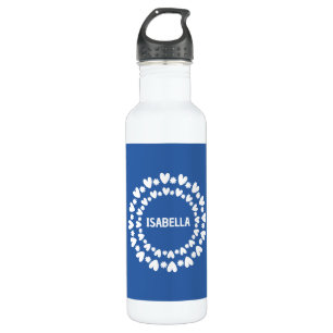 Garrafa Nome Das Flores E Corações