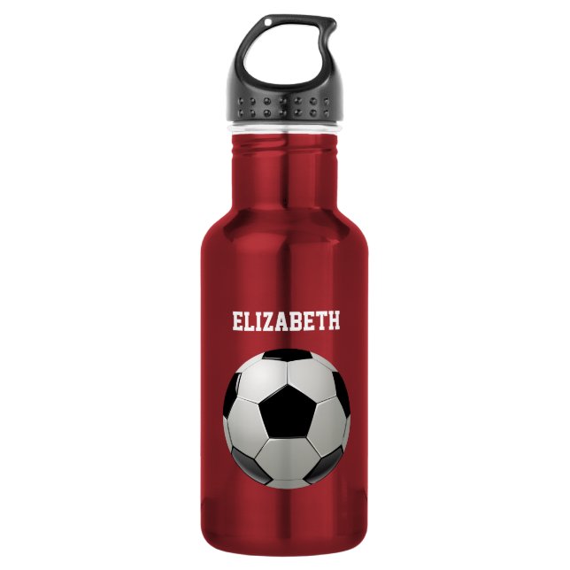 Garrafa Nome do Futebol Personalizado (Frente)