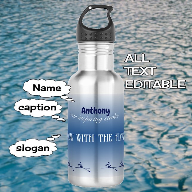 Garrafa Nome personalizado e equipe de texto (Criador carregado)