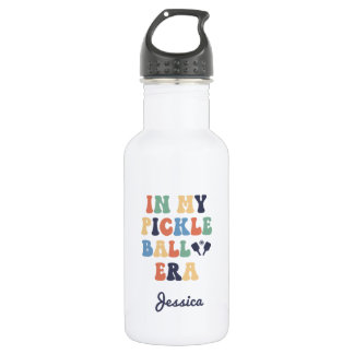 Garrafa Nome Personalizado Retro Na Minha Era de Picklebal