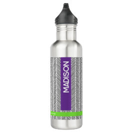 Garrafa Nome Personalizado Tumbler Térmico | Roxo Personal