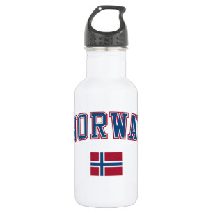 Garrafa Noruega + Bandeira