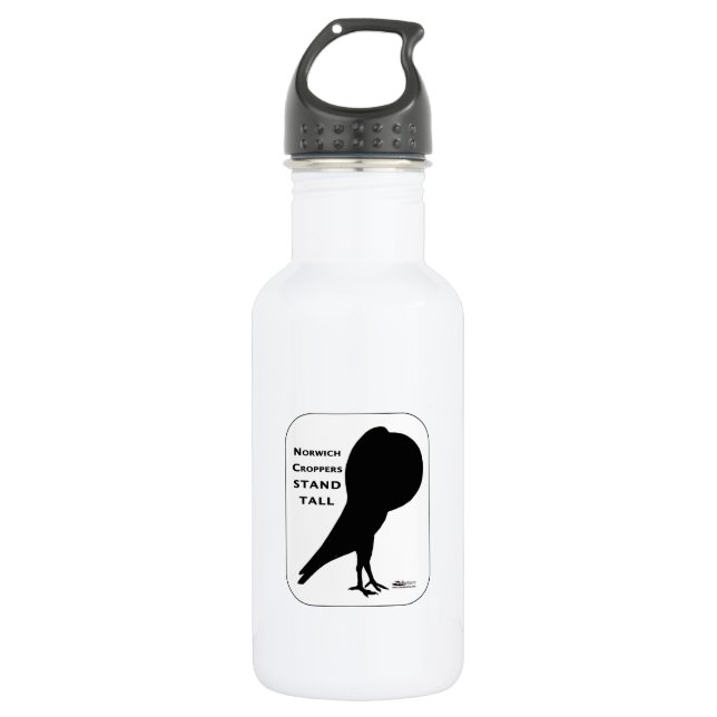 Garrafa Norwich Cropper Pigeons É Alto (Frente)