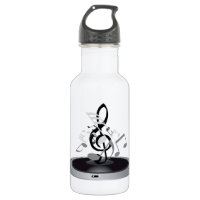 Notas musicais em um álbum