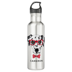 Garrafa O Dalmatian elegante   adiciona seu nome