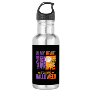 Garrafa O Halloween No Meu Coração Cemitério Assustador