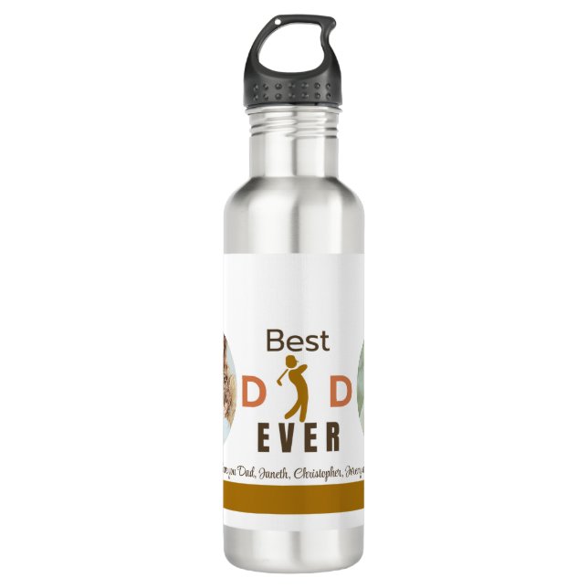 Garrafa O melhor Pai de Golfe já Legal Dia de os pais mode (Frente)