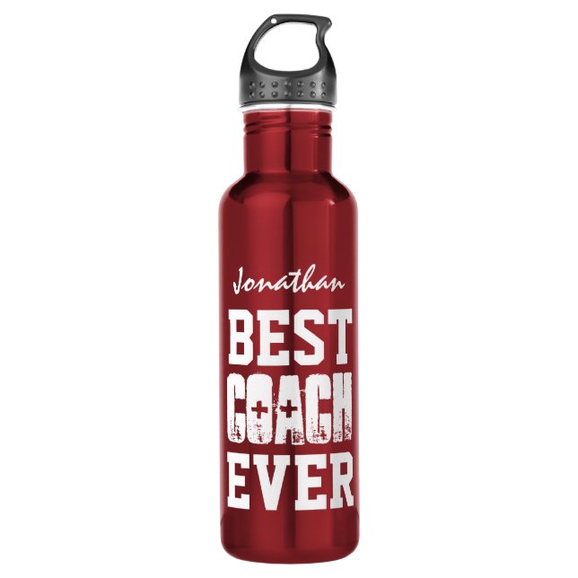 Garrafa O melhor TREINADOR nunca V09C de DIY (Frente)