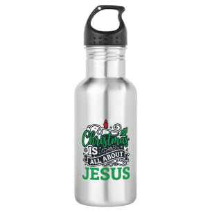Garrafa O Natal é Tudo Sobre o Design de Jesus