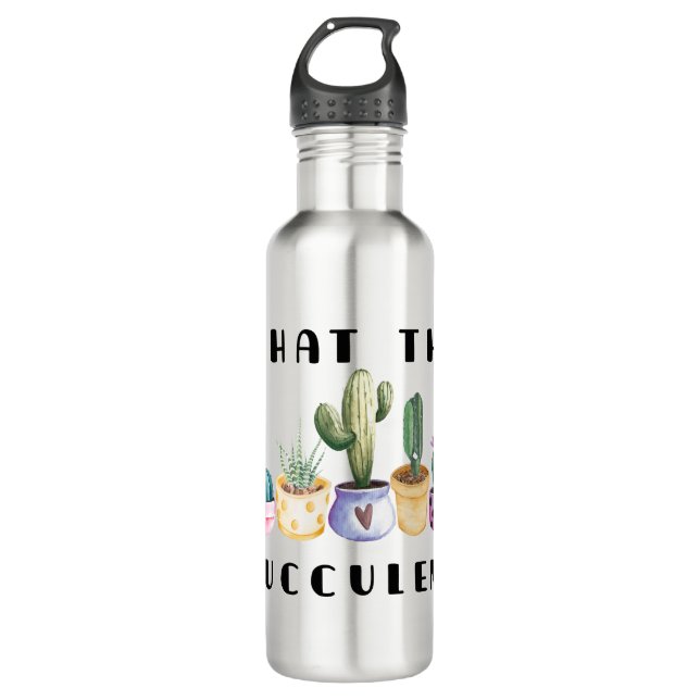 Garrafa O que é o Fucculent (Frente)