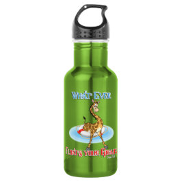 Garrafa O Que Quer Que Chegue À Sua Girafa