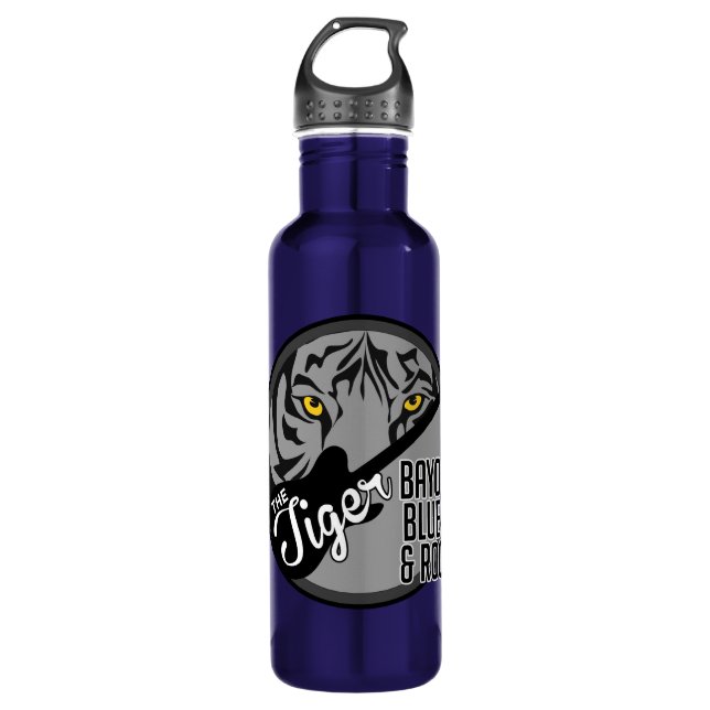 Garrafa O Tigre Bayou Blues & Rock Water Bottle (Frente)