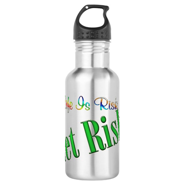 Garrafa Obtenha riscos (Frente)