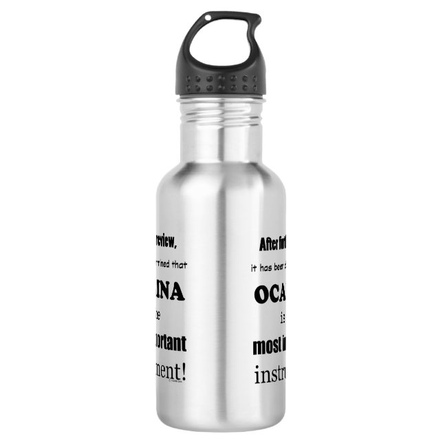 Garrafa Ocarina - Instrumento Mais Importante (Frente)