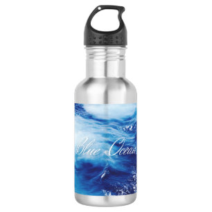 Garrafa "Oceano Azul" muito limpo