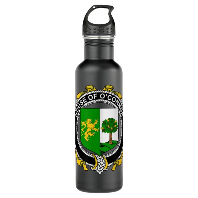 Garrafa O'Connor Casaco da Guarda Familiar de Armas (Frente)