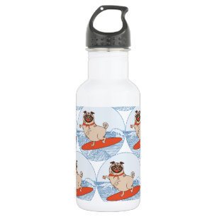 Garrafa Onda cavalgando cachorro feliz na banda do cacheco