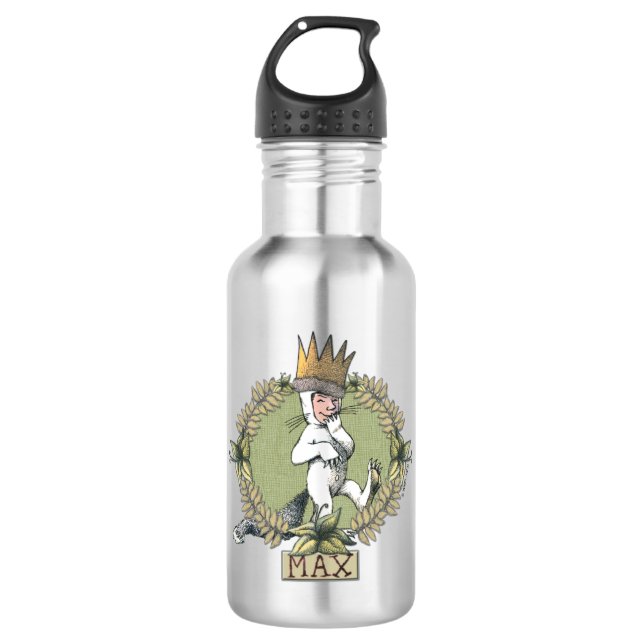 Garrafa Onde estão as coisas selvagens | Crachá máximo (Frente)