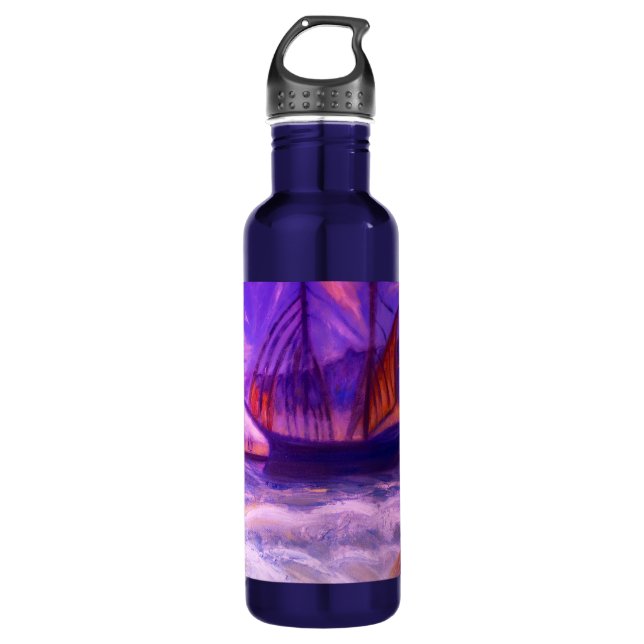 Garrafa Open Sea - Artistic Stainless Bottle (Frente)