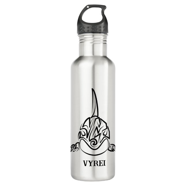 Garrafa Orca Tribal Negra (Frente)