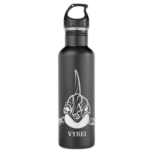 Garrafa Orca Tribal Negra (Frente)