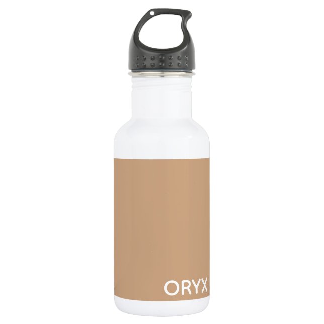 Garrafa Oryx Brown Beige Color Name (Frente)