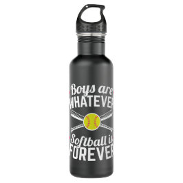 Garrafa Os Meninos São Qualquer Coisa Que Softball É Para