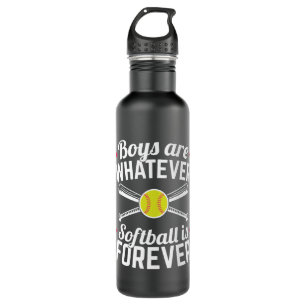 Garrafa Os Meninos São Qualquer Coisa Que Softball É Para