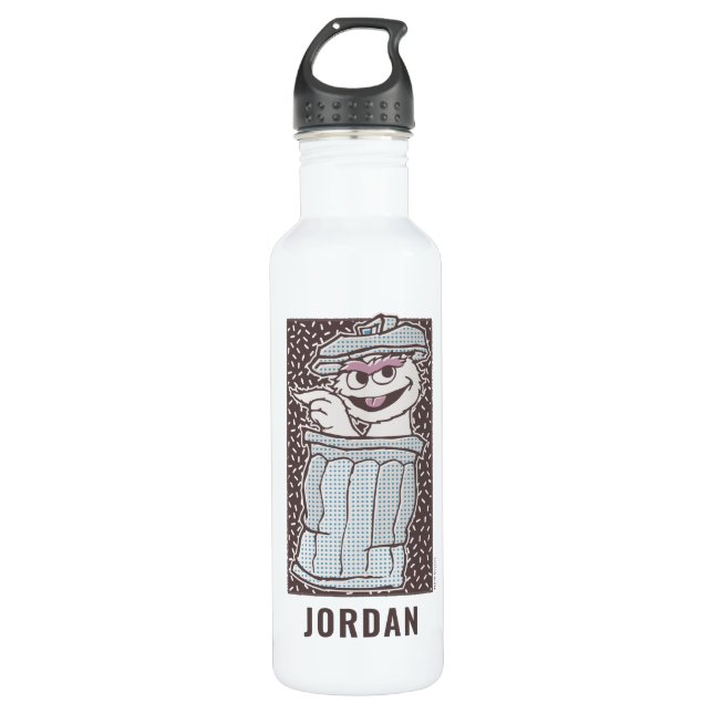 Garrafa Oscar, o Grouch | Beija minha lata (Frente)