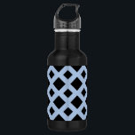 Garrafa Ouros Pretos no Azul Claro<br><div class="desc">Um padrão na moda, geométrico de grandes e pequenos diamantes negros sobre fundo azul claro. O azul-bebê forma uma trava que separa as formas de diamante preto. Imagem de pixel 9000 x 6000 criada digitalmente. ©2014 Claire E. Skinner, Todos os direitos reservados.</div>