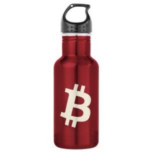 Garrafa Padrão Bitcoin ₿ (Vermelho)