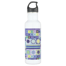 Garrafa Padrão Bonito Faux Knit Crochet Blanket de Nanna