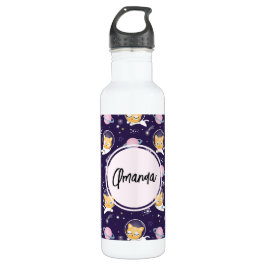 Garrafa Padrão de Astronautas de Gato Gato-Gato