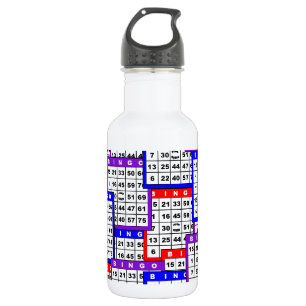Garrafa Padrão de Cartões de Bingo