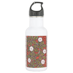 Garrafa Padrão de Flor de Ilustração de Rosa