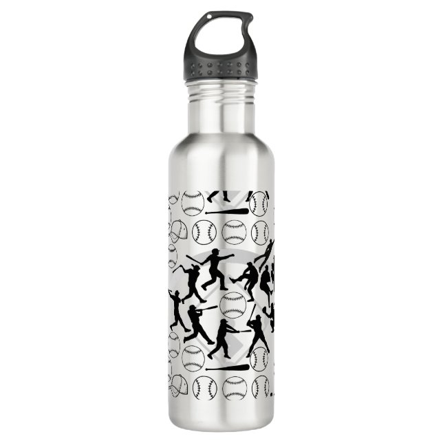 Garrafa Padrão de jogo de beisebol.w (Frente)