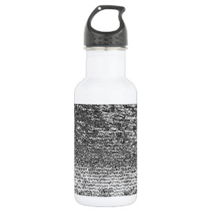 Garrafa Padrão de mosaico prateado
