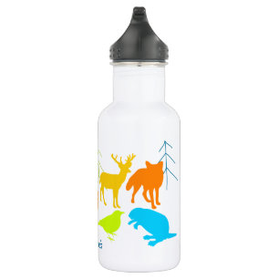 Garrafa Padrão de Neon Neon de Cor Brilhante da Fox Moder