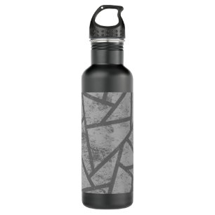 Garrafa padrão do mosaico da cinza