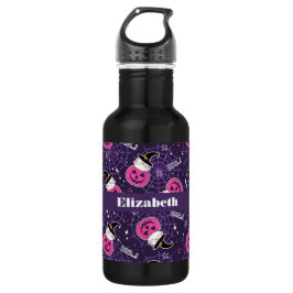 Garrafa Padrões de Halloween para gatos e abóboras lindos