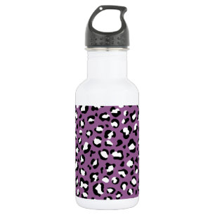 Garrafa Padrões-leopardo, manchas-leopardo, leopardo roxo